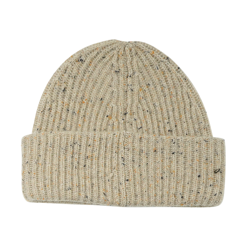 Autumni hieme cuffed solidum color lana knitted hiems hat beanie