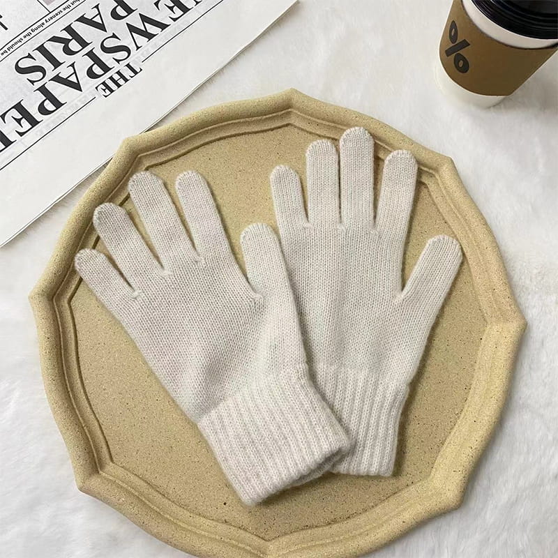 Solidum color calidum lana polyester knit caestus